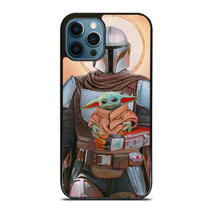 BABY YODA AND THE MANDALORIAN STAR WARS iPhone 12 Pro Max Case Cover
