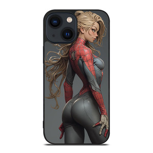 CARTOON SPIDER GIRL SEXY MARVEL COMICS iPhone 14 Plus Case Cover