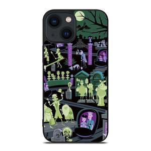 DISNEY THE HAUNTED MANSION CARTOON iPhone 14 Plus Case Cover DISNEY THE HAUNTED MANSION CARTOON iPhone 14 Plus Case Cover