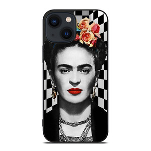 FRIDA KAHLO FACE ART iPhone 14 Plus Case Cover FRIDA KAHLO FACE ART iPhone 14 Plus Case Cover