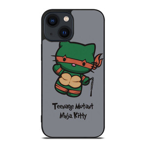 HELLO KITTY TMNT TEENAGE MUTANT NINJA KITTY iPhone 14 Plus Case Cover