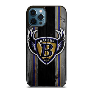 BALTIMORE RAVENS WOODEN LOGO iPhone 12 Pro Max Case Cover
