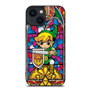 LEGEND OF ZELDA GAMES GLASS ART iPhone 14 Plus Case Cover