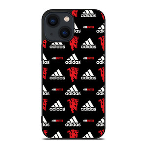 MANCHESTER UNITED ADIDAS PATTERN iPhone 14 Plus Case Cover