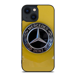 MERCEDES BENZ CAR LOGO YELLOW ICON iPhone 14 Plus Case Cover MERCEDES BENZ CAR LOGO YELLOW ICON iPhone 14 Plus Case Cover