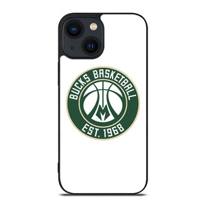 MILWAUKEE BUCKS LOGO BASKETBALL 1968 iPhone 14 Plus Case Cover