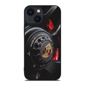 PORSCHE CAR LOGO WHEEL ICON iPhone 14 Plus Case Cover