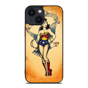 SAILOR JERRY TATTOO WONDER WOMAN iPhone 14 Plus Case Cover