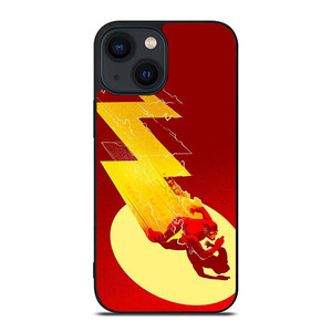 THE FLASH LOGO ART CARTOON iPhone 14 Plus Case Cover THE FLASH LOGO ART CARTOON iPhone 14 Plus Case Cover