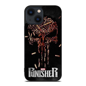 THE PUNISHER SKULL BULLET LOGO FRANK CASTLE MARVEL iPhone 14 Plus Case Cover