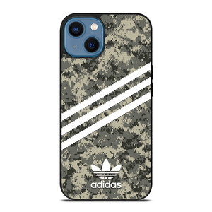 ADIDAS ORIGINALS STRIPES GREY CAMO iPhone 14 Case Cover