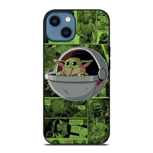 BABY YODA STAR WARS COMICS iPhone 14 Case Cover
