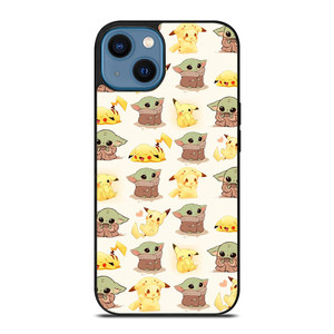 BABY YODA STAR WARS PIKACHU POKEMON iPhone 14 Case Cover