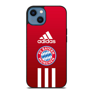 BAYERN MUNCHEN FC ADIDAS STRIPES iPhone 14 Case Cover BAYERN MUNCHEN FC ADIDAS STRIPES iPhone 14 Case Cover