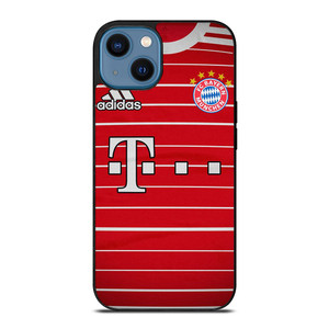 BAYERN MUNCHEN LOGO JERSEY MUNICH FOOTBALL iPhone 14 Case Cover BAYERN MUNCHEN LOGO JERSEY MUNICH FOOTBALL iPhone 14 Case Cover