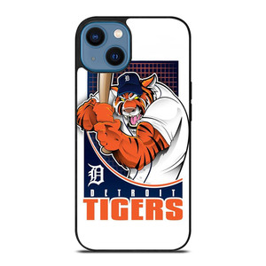 DETORIT TIGERS CLUB LOGO BASEBALL TEAM MLB ICON iPhone 14 Case Cover