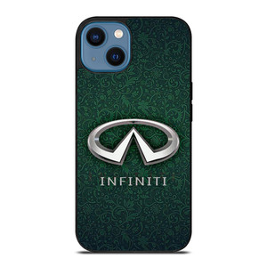 INFINITI CAR LOGO GREEN PATTERN iPhone 14 Case Cover