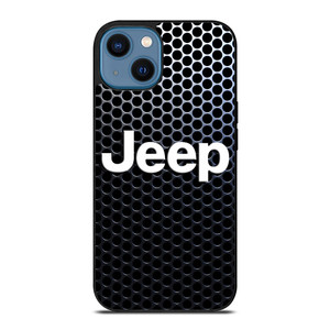 JEEP LOGO METAL ICON iPhone 14 Case Cover JEEP LOGO METAL ICON iPhone 14 Case Cover