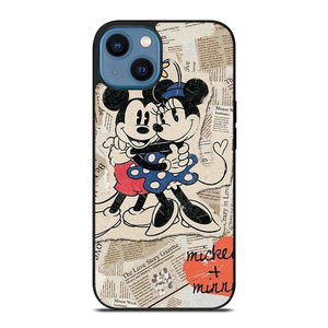 MICKEY MINNIE MOUSE RETRO DISNEY iPhone 14 Case Cover MICKEY MINNIE MOUSE RETRO DISNEY iPhone 14 Case Cover