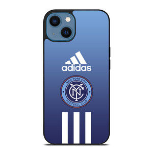 NEW YORK CITY FC ADIDAS STRIPES iPhone 14 Case Cover NEW YORK CITY FC ADIDAS STRIPES iPhone 14 Case Cover