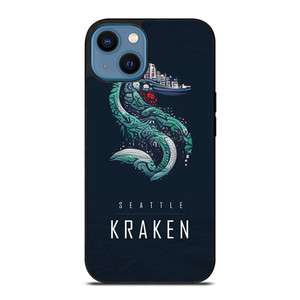 SEATTLE KRAKEN HOCKEY TEAM LOGO iPhone 14 Case Cover