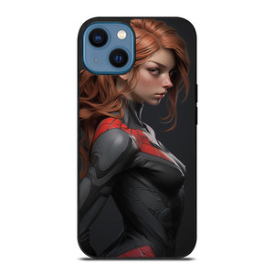 SEXY CARTOON SPIDER GIRL MARVEL COMICS iPhone 14 Case Cover