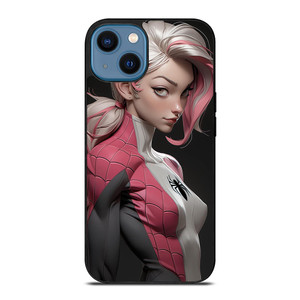 SEXY SPIDER GIRL MARVEL COMICS CARTOON iPhone 14 Case Cover