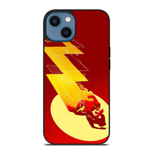 THE FLASH LOGO ART CARTOON iPhone 14 Case Cover THE FLASH LOGO ART CARTOON iPhone 14 Case Cover