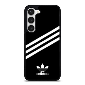 ADIDAS ORIGINALS STRIPES BLACK WHITE Samsung Galaxy S23 Case Cover