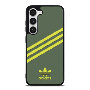 ADIDAS ORIGINALS STRIPES GREEN YELLOW Samsung Galaxy S23 Case Cover