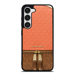 MICHAEL KORS MK LOGO BACKPACK ORANGE BAG Samsung Galaxy S23 Case Cover