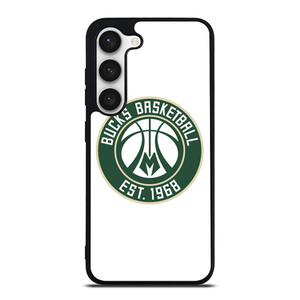 MILWAUKEE BUCKS LOGO BASKETBALL 1968 Samsung Galaxy S23 Case Cover