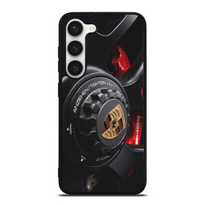 PORSCHE CAR LOGO WHEEL ICON Samsung Galaxy S23 Case Cover