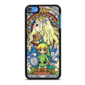 GAMES LEGEND OF ZELDA GLASS ART iPod Touch 7 Case
