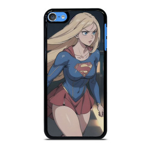 SUPER GIRL CARTOON MANGA ANIME iPod Touch 7 Case