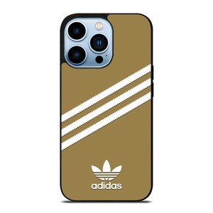 ADIDAS ORIGINALS STRIPES BEIGE iPhone 13 Pro Max Case Cover ADIDAS ORIGINALS STRIPES BEIGE iPhone 13 Pro Max Case Cover