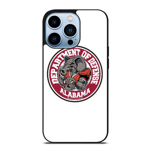 ALABAMA CRIMSON TIDE BAMA LOGO DEFENCE DEPARTMENT iPhone 13 Pro Max Case Cover