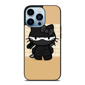 BLACK NINJA HELLO KITTY NINJA iPhone 13 Pro Max Case Cover