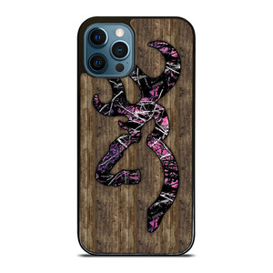 CAMO BROWNING PINK WOOD iPhone 12 Pro Max Case Cover