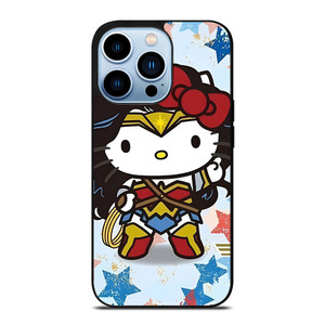HELLO KITTY WONDER WOMAN KITTY iPhone 13 Pro Max Case Cover