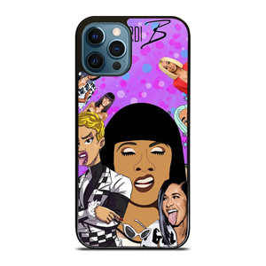 CARDI B CARTOON iPhone 12 Pro Max Case Cover