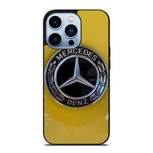 MERCEDES BENZ CAR LOGO YELLOW ICON iPhone 13 Pro Max Case Cover