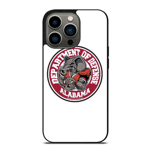 ALABAMA CRIMSON TIDE BAMA LOGO DEFENCE DEPARTMENT iPhone 13 Pro Case Cover