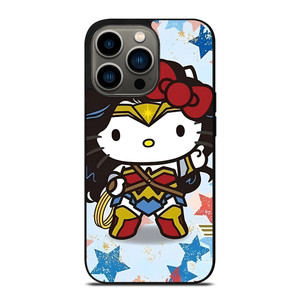 HELLO KITTY WONDER WOMAN KITTY iPhone 13 Pro Case Cover