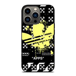 OFF WHITE X ADIDAS YELLOW iPhone 13 Pro Case Cover OFF WHITE X ADIDAS YELLOW iPhone 13 Pro Case Cover