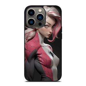 SEXY SPIDER GIRL MARVEL COMICS CARTOON iPhone 13 Pro Case Cover