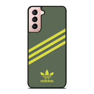 ADIDAS ORIGINALS STRIPES GREEN YELLOW Samsung Galaxy S21 Case Cover