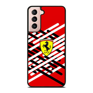 FERRARI RED LOGO NEW Samsung Galaxy S21 Case Cover FERRARI RED LOGO NEW Samsung Galaxy S21 Case Cover