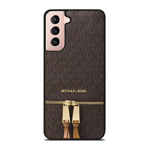 MICHAEL KORS MK LOGO BACKPACK BROWN BAG Samsung Galaxy S21 Case Cover