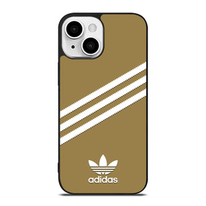 ADIDAS ORIGINALS STRIPES BEIGE iPhone 13 Mini Case Cover ADIDAS ORIGINALS STRIPES BEIGE iPhone 13 Mini Case Cover